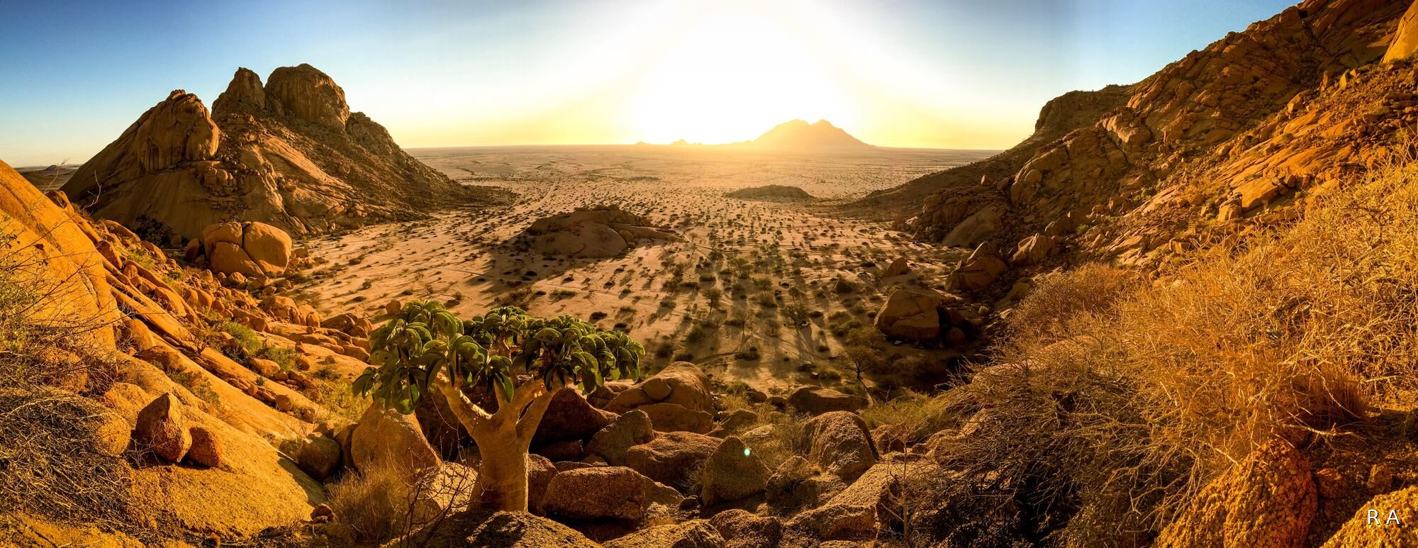 Sunset at Spitzkoppe, Namibia
